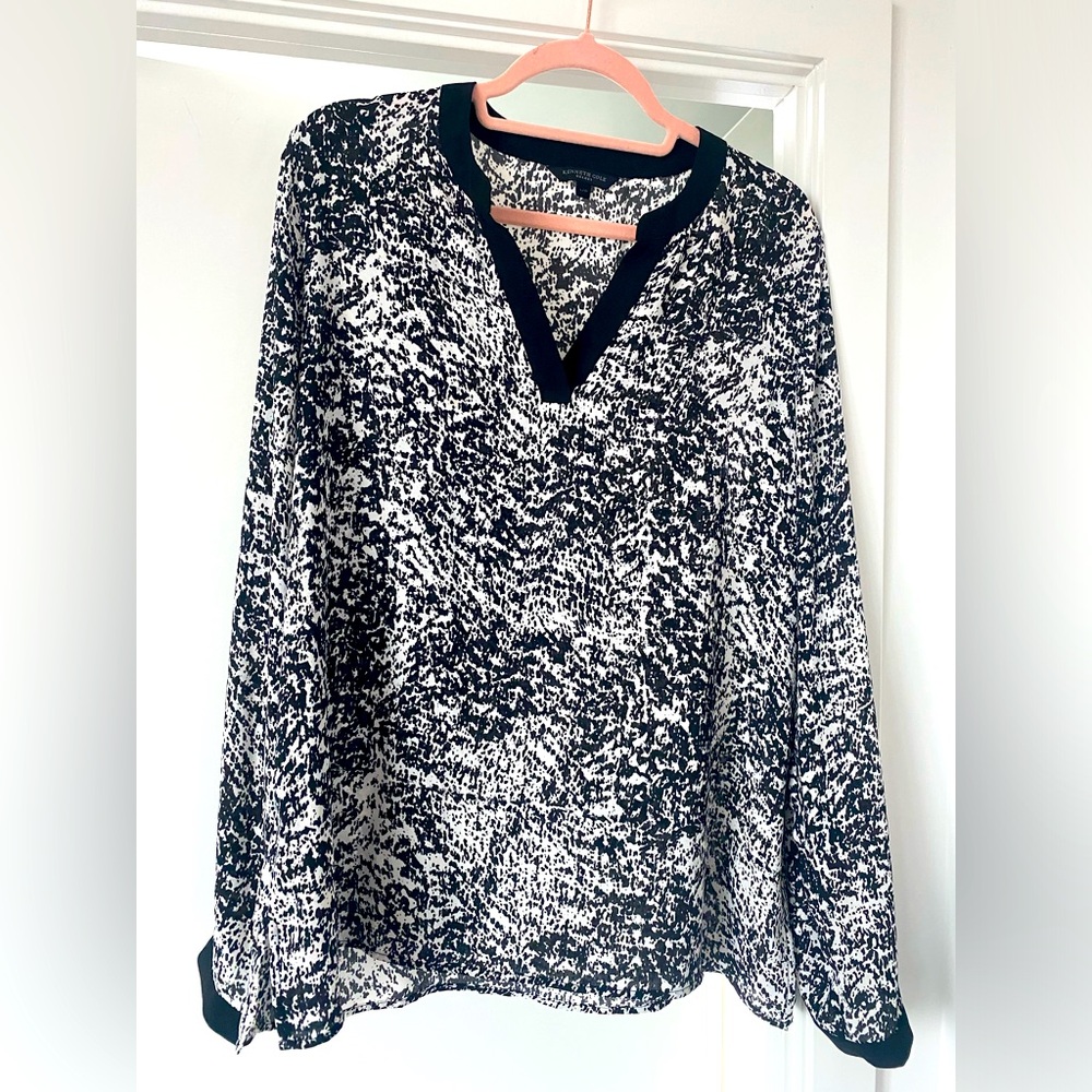 Kenneth Cole Sélect Black & White Blouse